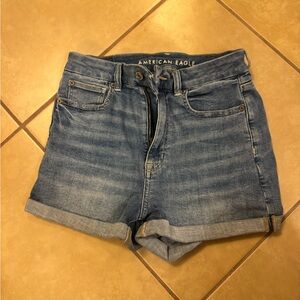 American Eagle Outfitters Women's Light Blue Jean Shorts